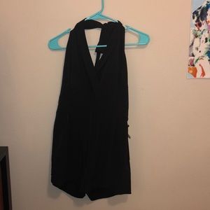 FOREVER 21 black romper halter